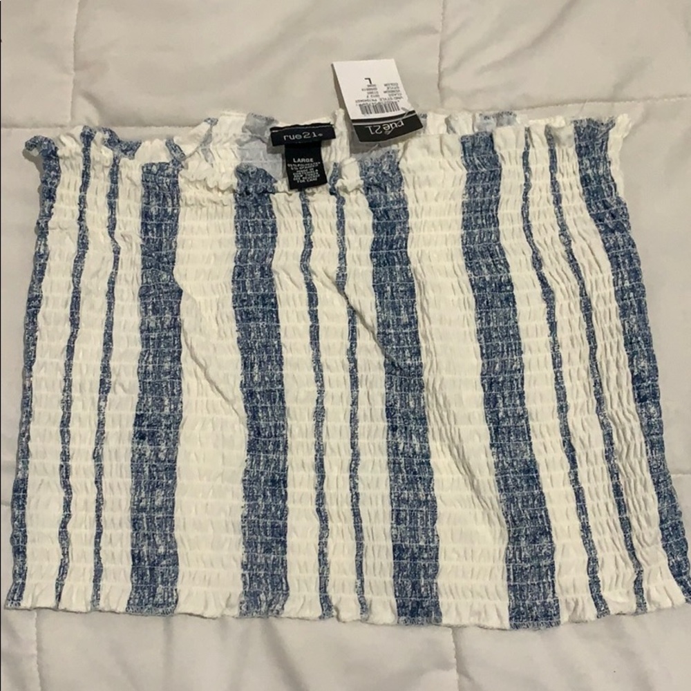 Blue White Crop